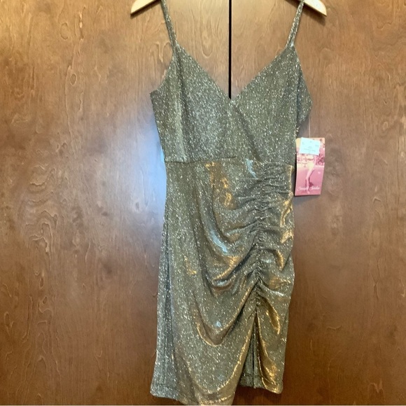 NWT Emerald Sundae Strappy Sexy Bodycon Mini Dress Size XL - Picture 3 of 9